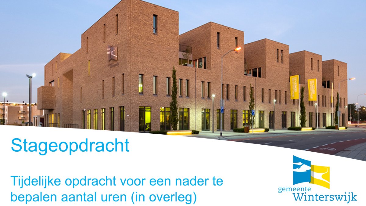 Stage hbo Facilitair